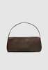 BRIE LEON Harlow Slouch Baguette Bag - Chocolate - Thumbnail 1