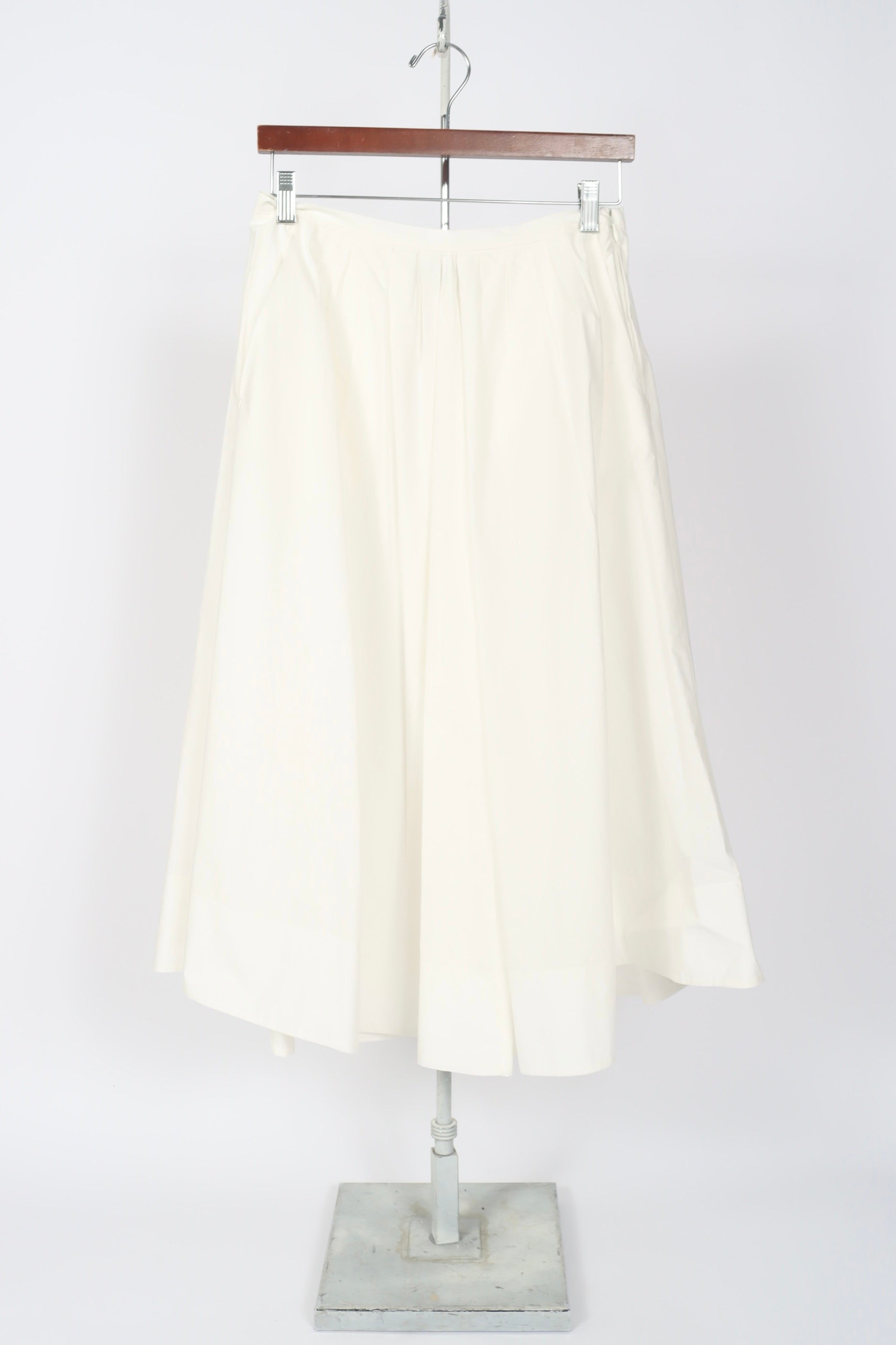 Forte Forte 12102 My Skirt Cotton Poplin Skirt - White