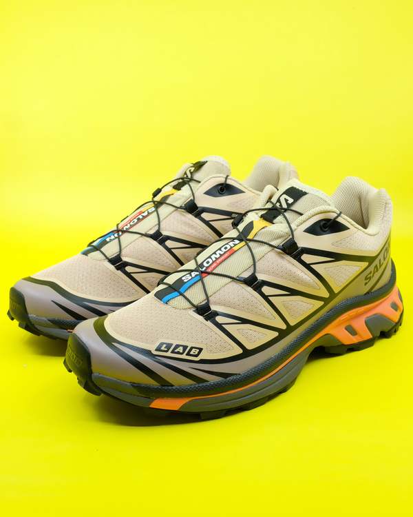 SALOMON XT 6 Shoes - Hazelnut/Quail/Living Coral | Garmentory
