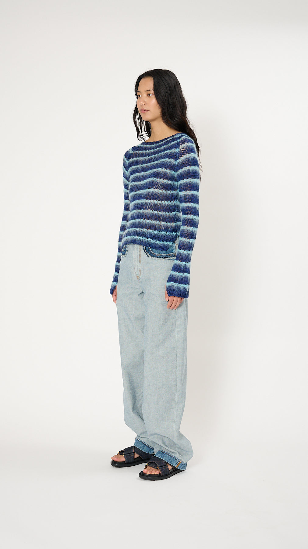 Blue Marine Knit Sweater main image 0
