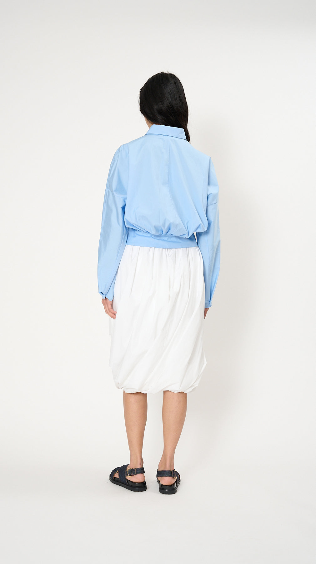 Painted Iris Button-Front Shirt