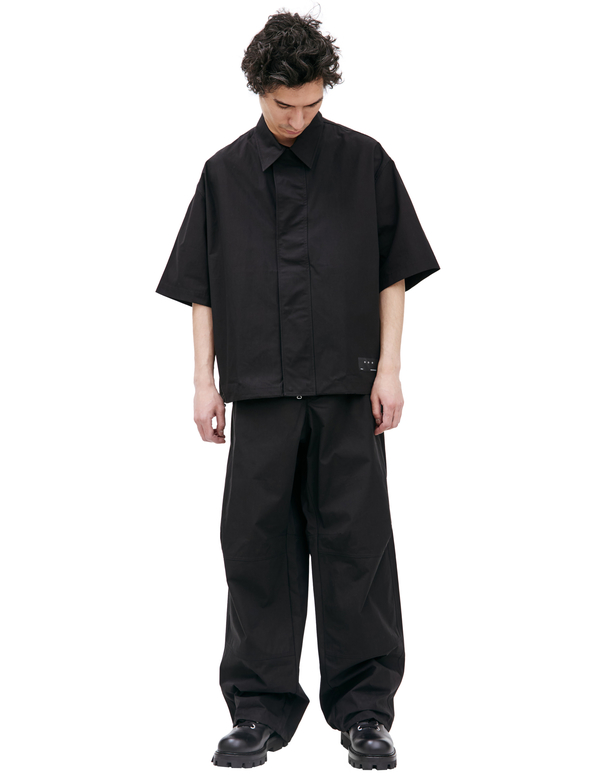 OAMC Ian Short Sleeved Shirt - Black | Garmentory OAMC Ian Short Sleeved Shirt - Black | Garmentory