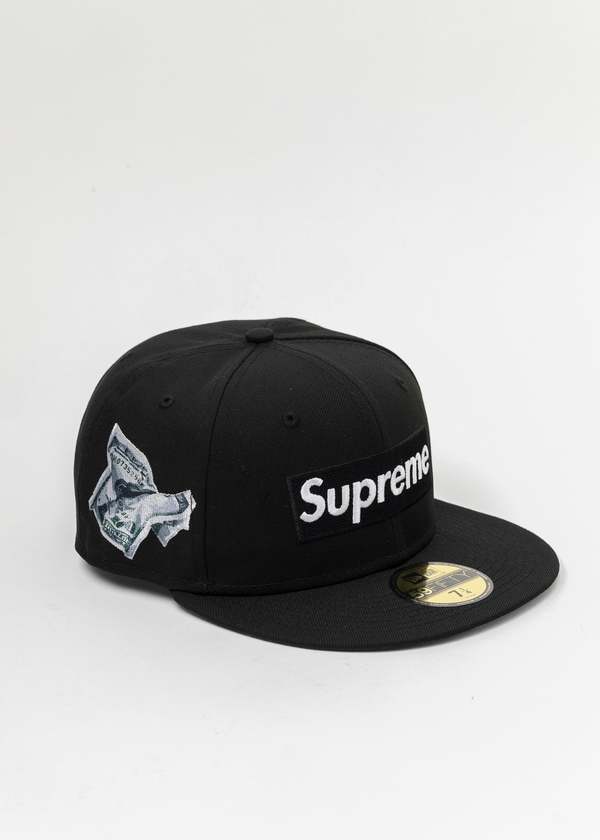 Supreme Money Box Logo New Era cap - Black | Garmentory