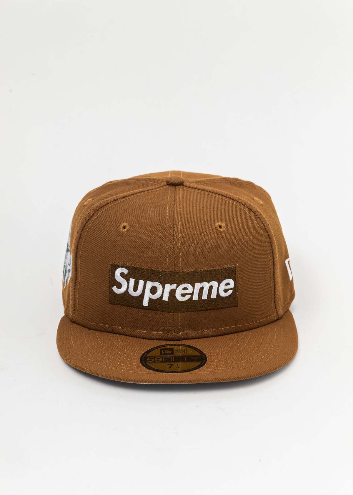 Supreme Money Box Logo New Era cap - Brown | Garmentory