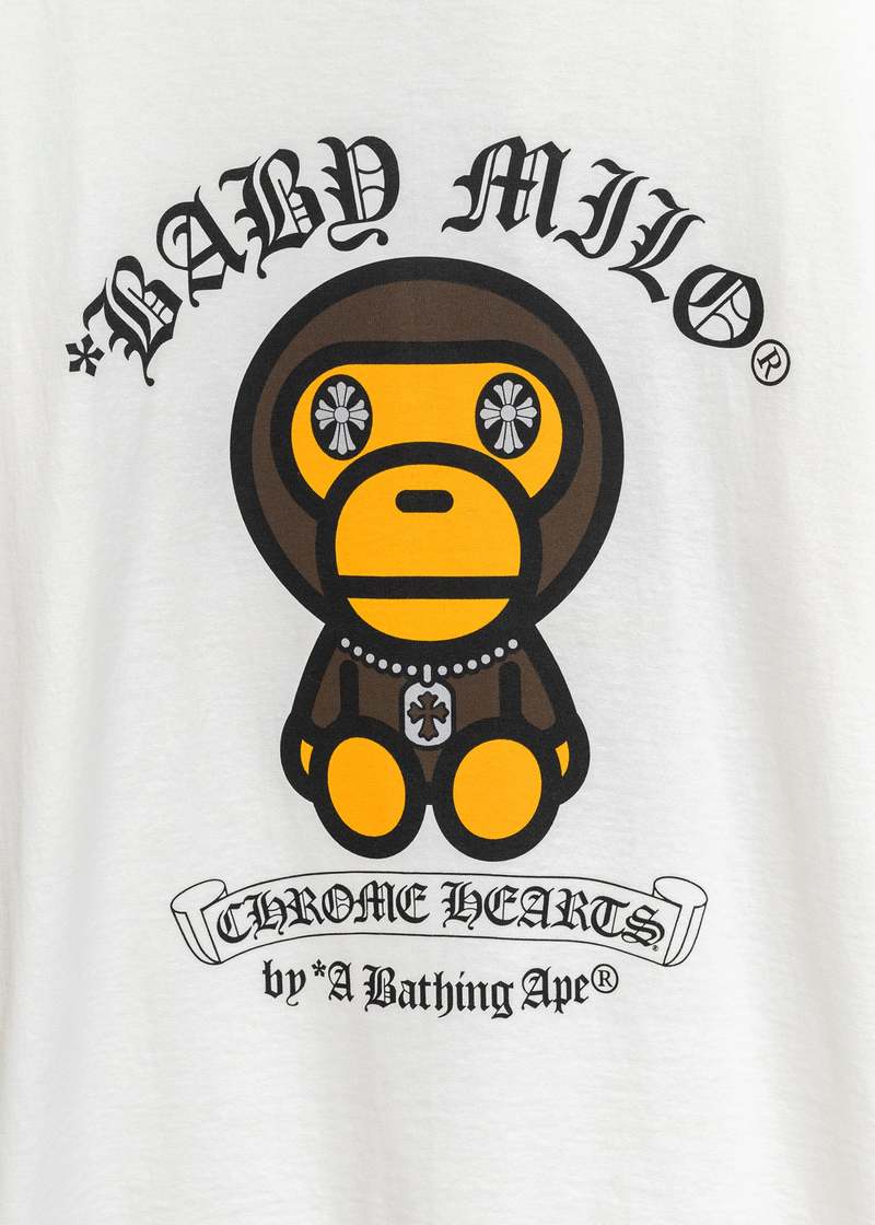 A BATHING APE × CHROME HEARTS コラボTシャツ 黒L