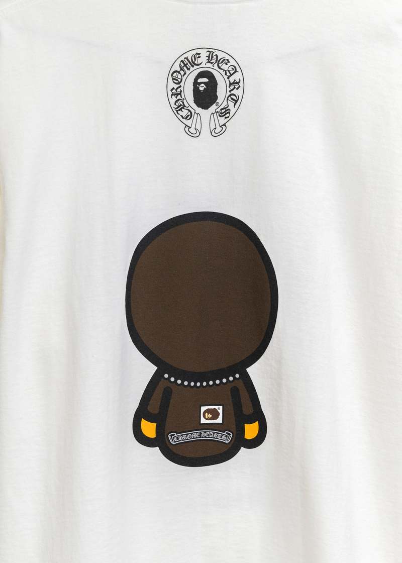 Chrome Hearts x A Bathing Ape T-Shirt - White | Garmentory
