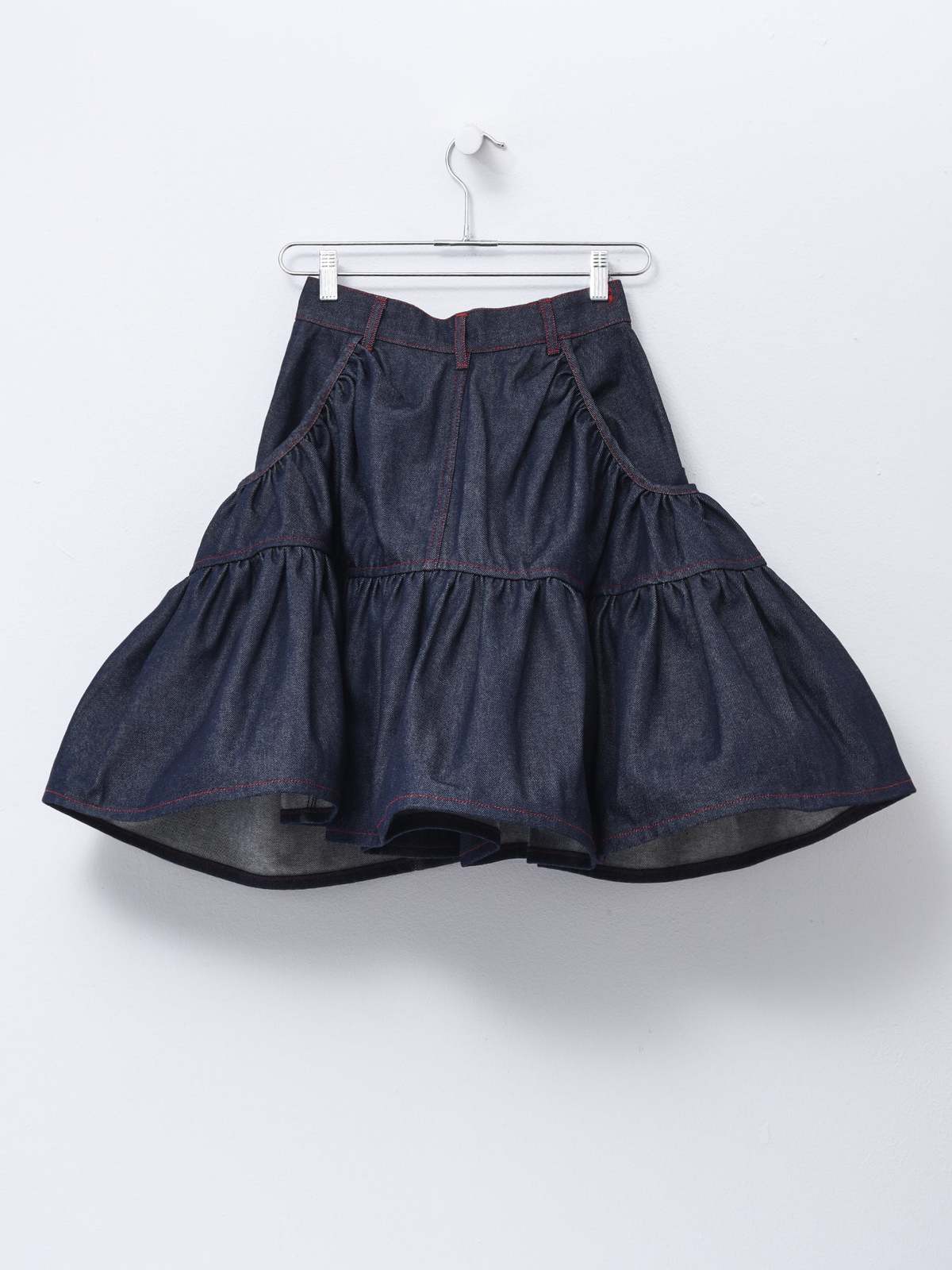 Cecilie Bahnsen GLORIA SKIRT DENIM - INDIGO | Garmentory