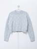 Cecilie Bahnsen GUDRUN JUMPER DARCY CHECK KNIT top - ICE BLUE - Thumbnail 1