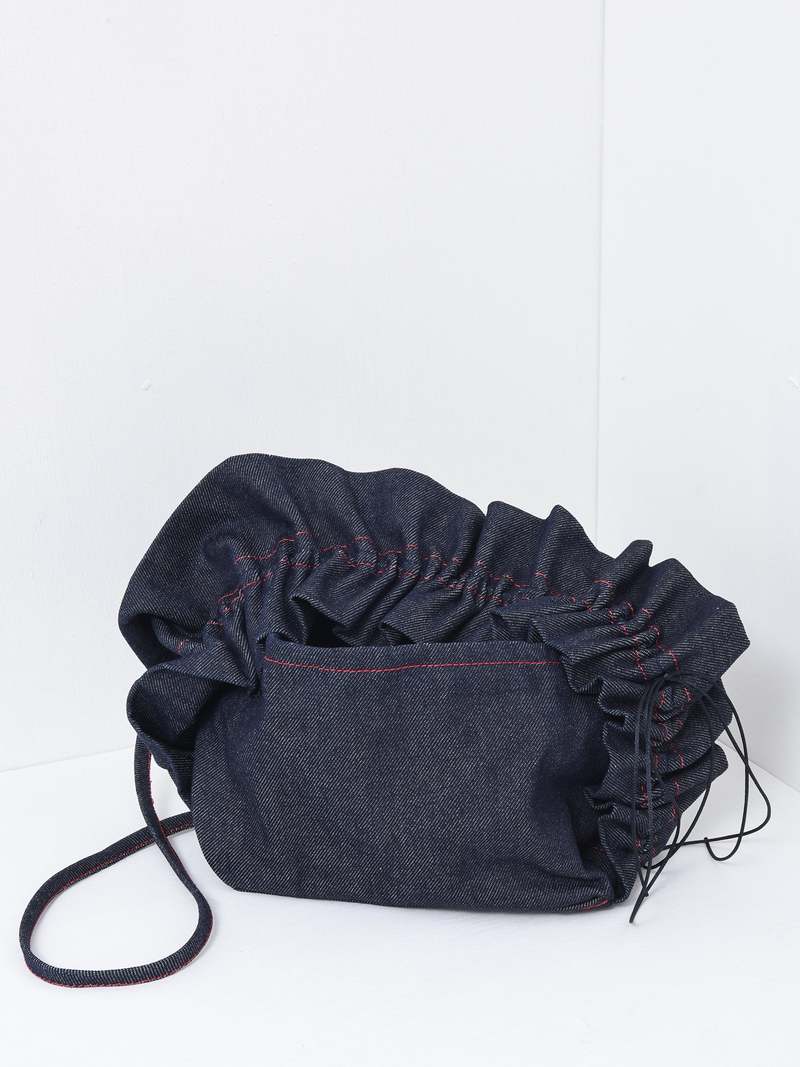 Cecilie Bahnsen UMI BAG - DENIM INDIGO | Garmentory
