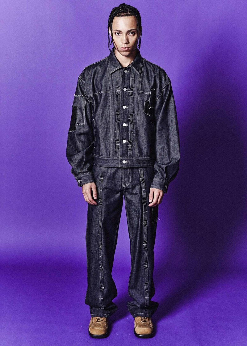 【ANDERSSON BELL】Unisex New Patchwork Denim Jacket Indigo MUSINSA | ANDERSSON BELL Unisex new patchwork denim jacket