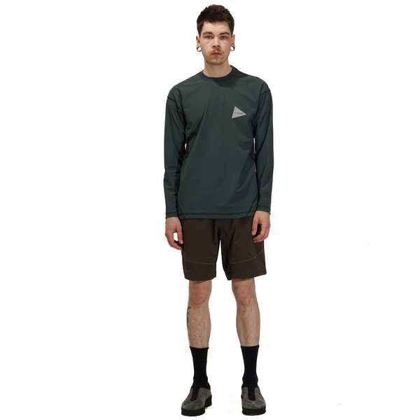 and wander RASH GUARD - GREEN | Garmentory