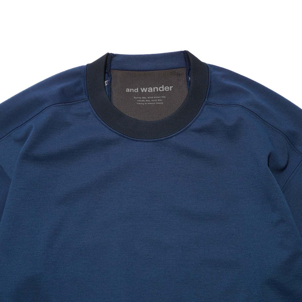 AND WANDER｜SHORT-SLEEVED ROUND NECK T-SHIRTS (Uv Cut Dr and wander - Tech Short Sleeve Shirt | HBX - Globally