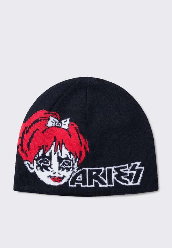 Aries Arise Kiss Beanie - Black | Garmentory