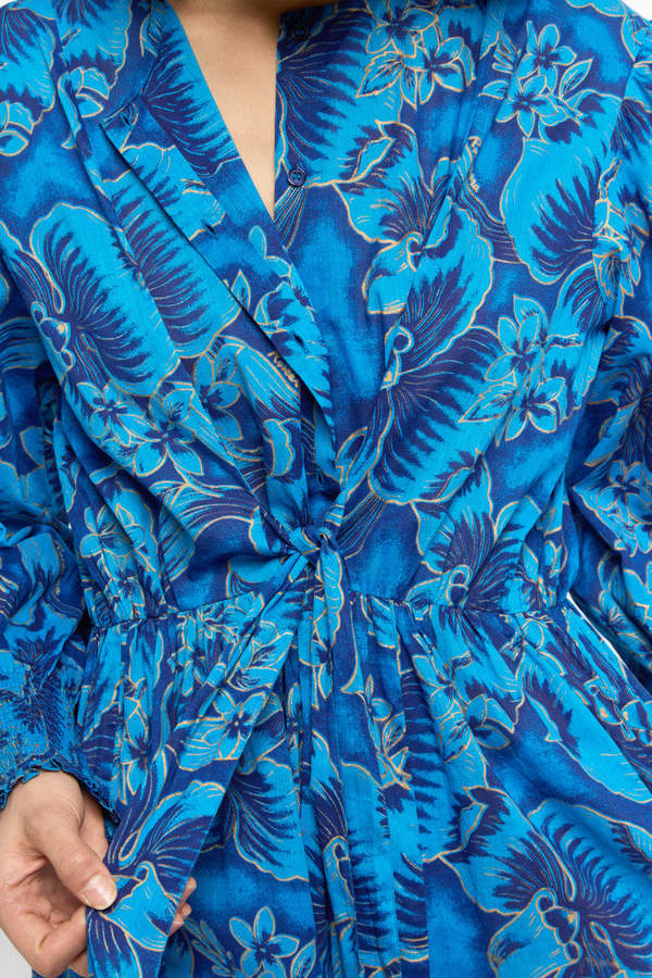 Roseanna Alabama Honolulu Dress - Blue | Garmentory