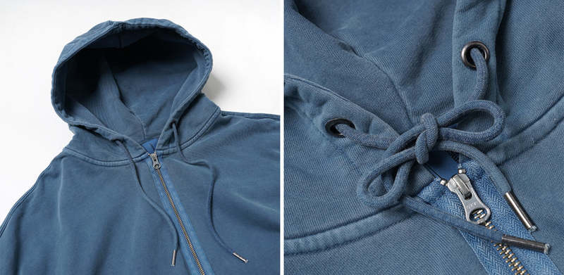 パーカー・フーディ FRIZMWORKS OG PIGMENT DYEING HOODY 002 BLUE FZWOGTS049 FrizmWORKS OG Pigment Dye Hoodie | Blue | Canoe Club
