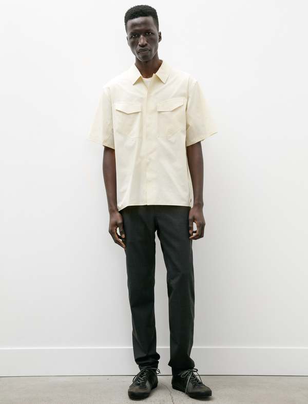 Veilance Convex Wool Pant - Black Heather | Garmentory