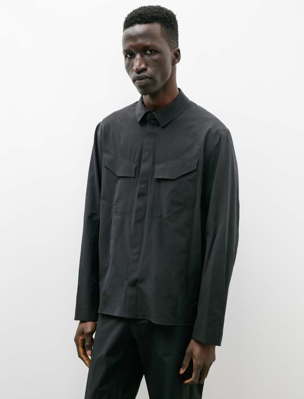 Veilance Field Shirt - Black | Garmentory