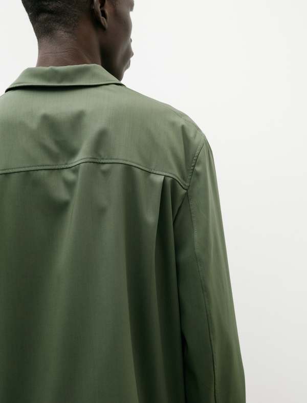 Lemaire Soft Military Overshirt - Smoky Green | Garmentory
