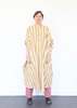 11.11 ELEVEN ELEVEN Striped Caftan Dress - Light Yellow - Thumbnail 4