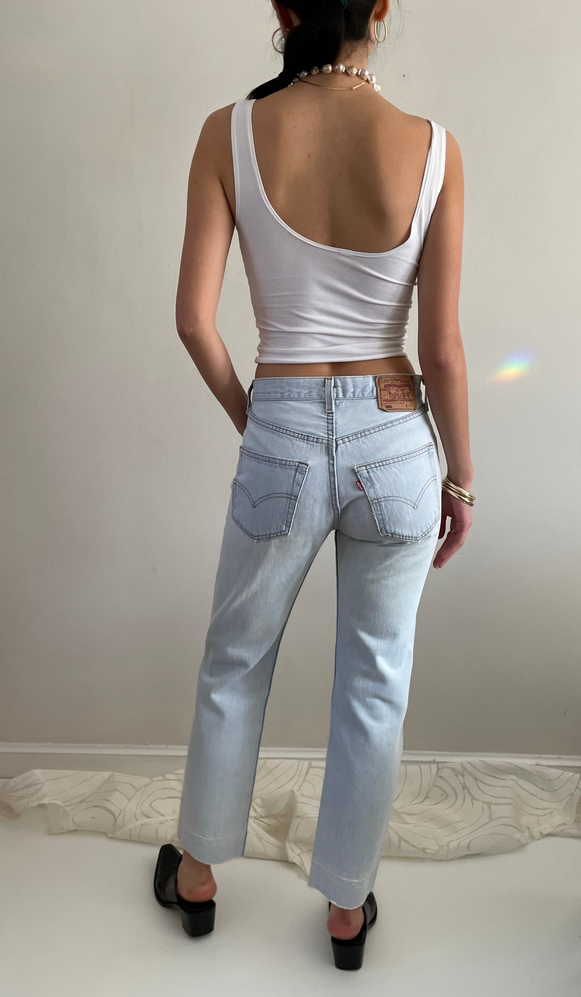 Vintage Levi's 501 stonewash Levis jeans 27x29 | Garmentory