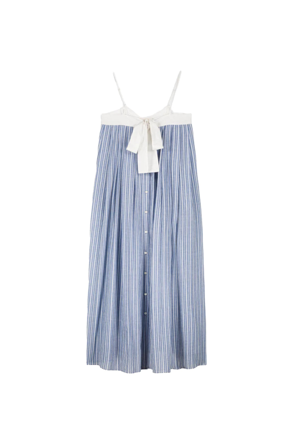 Laurence Bras Gaston Dress - Blue Stripes
