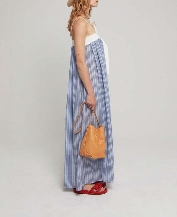 Laurence Bras Gaston Dress - Blue Stripes