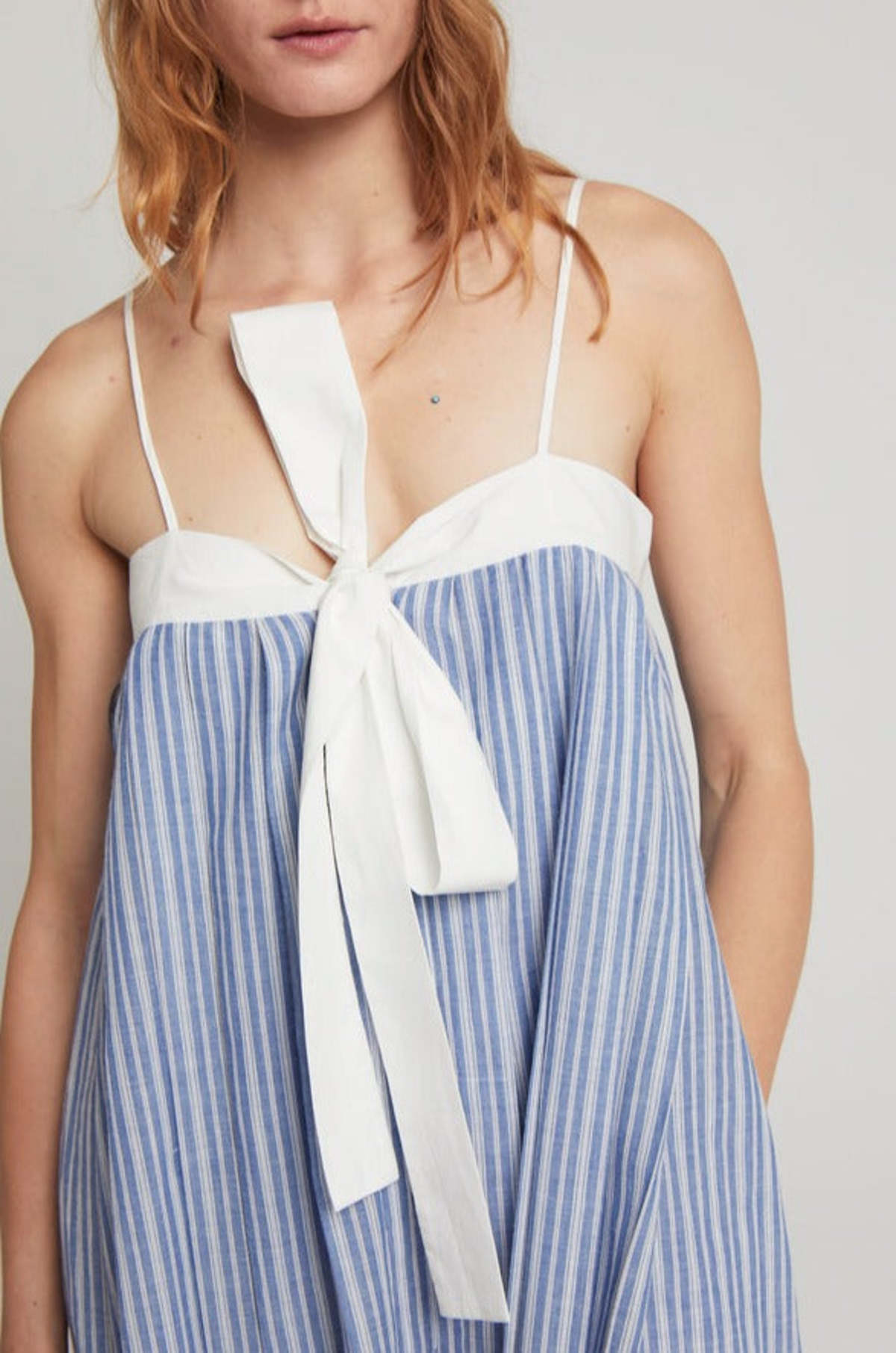 Laurence Bras Gaston Dress - Blue Stripes - Image 7 of 8