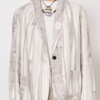 Raquel Allegra Jai Jacket - Dirty White/Black - Thumbnail 1