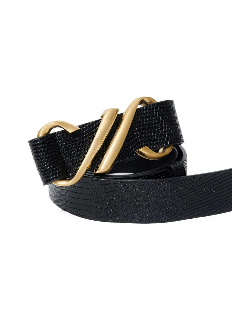 Proenza Schouler Monogram Belt - Black | Garmentory display picture 3