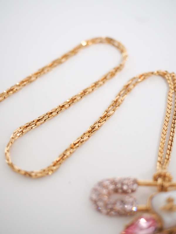 Vivienne Westwood Vintage 2000s Large Safety Pin Jordan Necklace