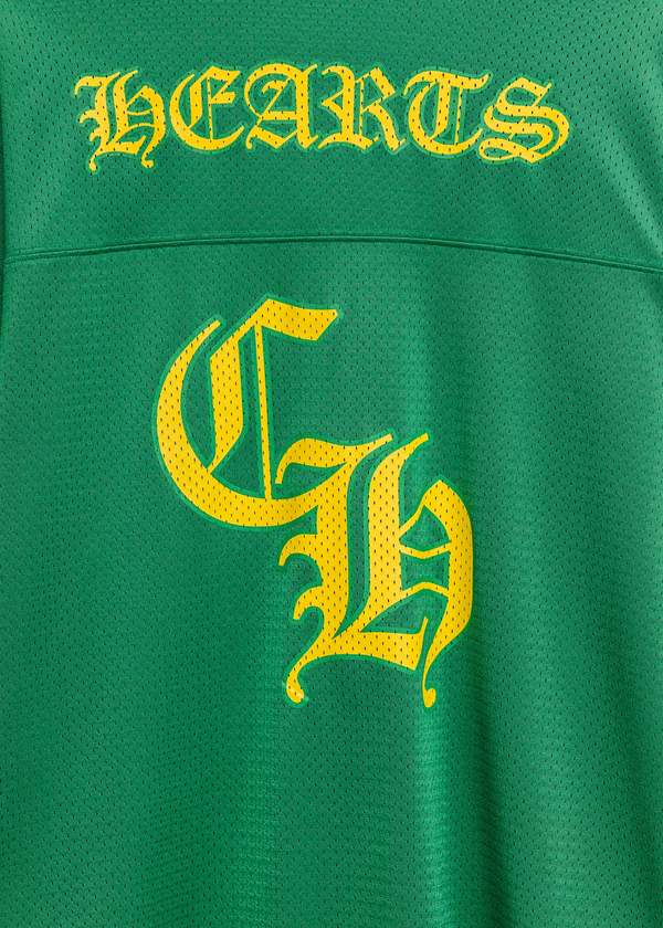 CHROME HEARTS グリーン 長袖シャツ X-LARGE chrome hearts Chrome Hearts Hockey Long Sleeve Jersey - Green