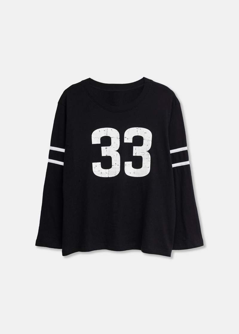 chrome hearts 33 Baseball Longsleeve - Black | Garmentory