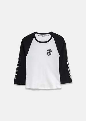 chrome hearts Dagger Baseball 3/4 Sleeve - Black/White | Garmentory