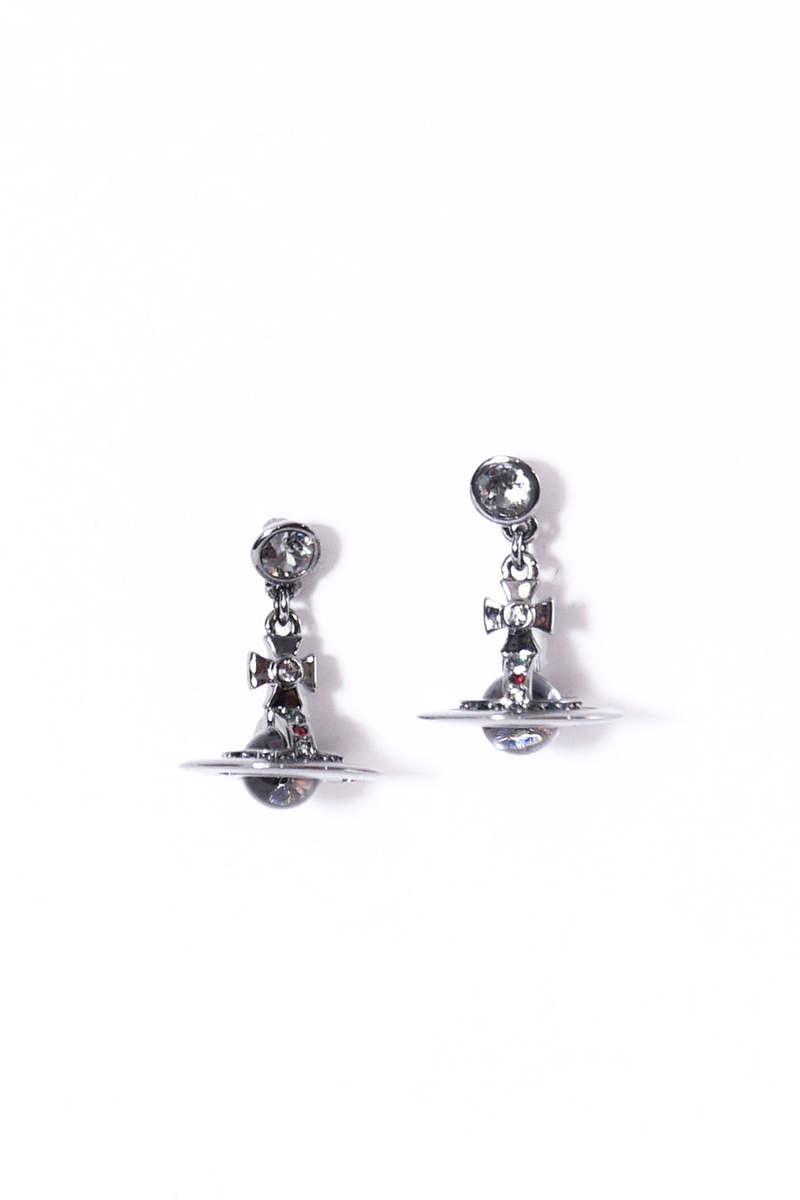 Vivienne Westwood New Petite Orb Earrings | Garmentory