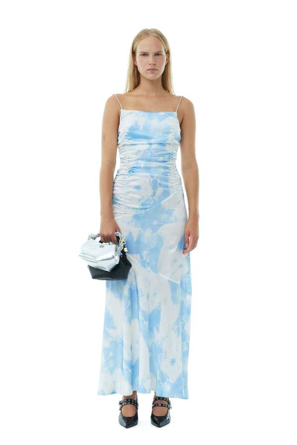 powder blue slip dress LO+JAYNE Women's The Everything Slip Dress - Blue
