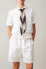 Caron Callahan Ada  Cotton Linen Shirt - White - Thumbnail 1
