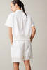 Caron Callahan Ada  Cotton Linen Shirt - White - Thumbnail 5