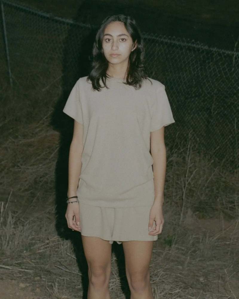 ショートパンツ Base Range Women's DOMOND Shorts Grayish Brown Domond Shorts in Acacia Brown | Baserange | Covet + Lou