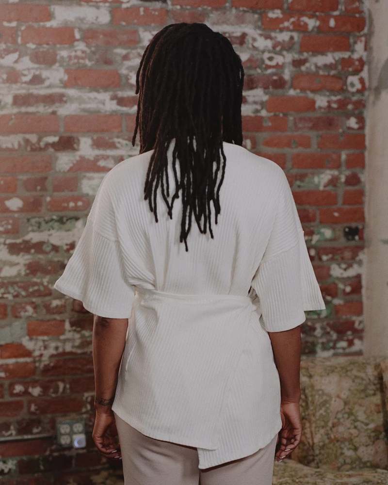 Baserange Shaw Tee - Off White | Garmentory