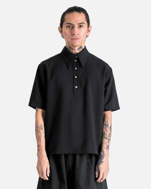 Willy Chavarria Cholo Polo - Black | Garmentory