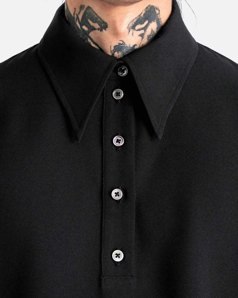 Willy Chavarria Cholo Polo - Black | Garmentory