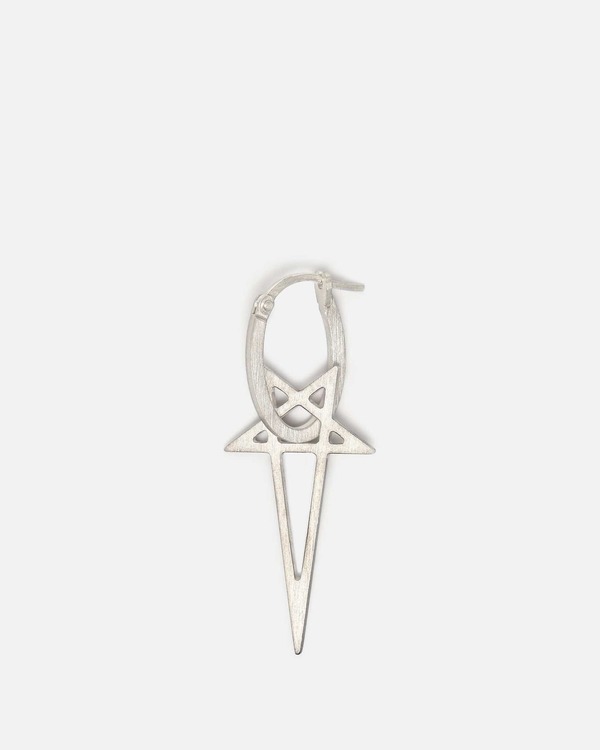 Rick owens Pentagon ピアス 925 Rick Owens - Pentagram Earring | HBX - Globally Curated