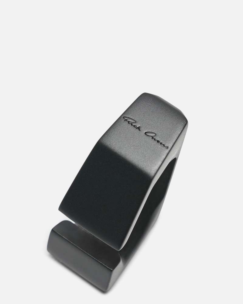 Rick Owens Prong Ear Cuff - Black | Garmentory