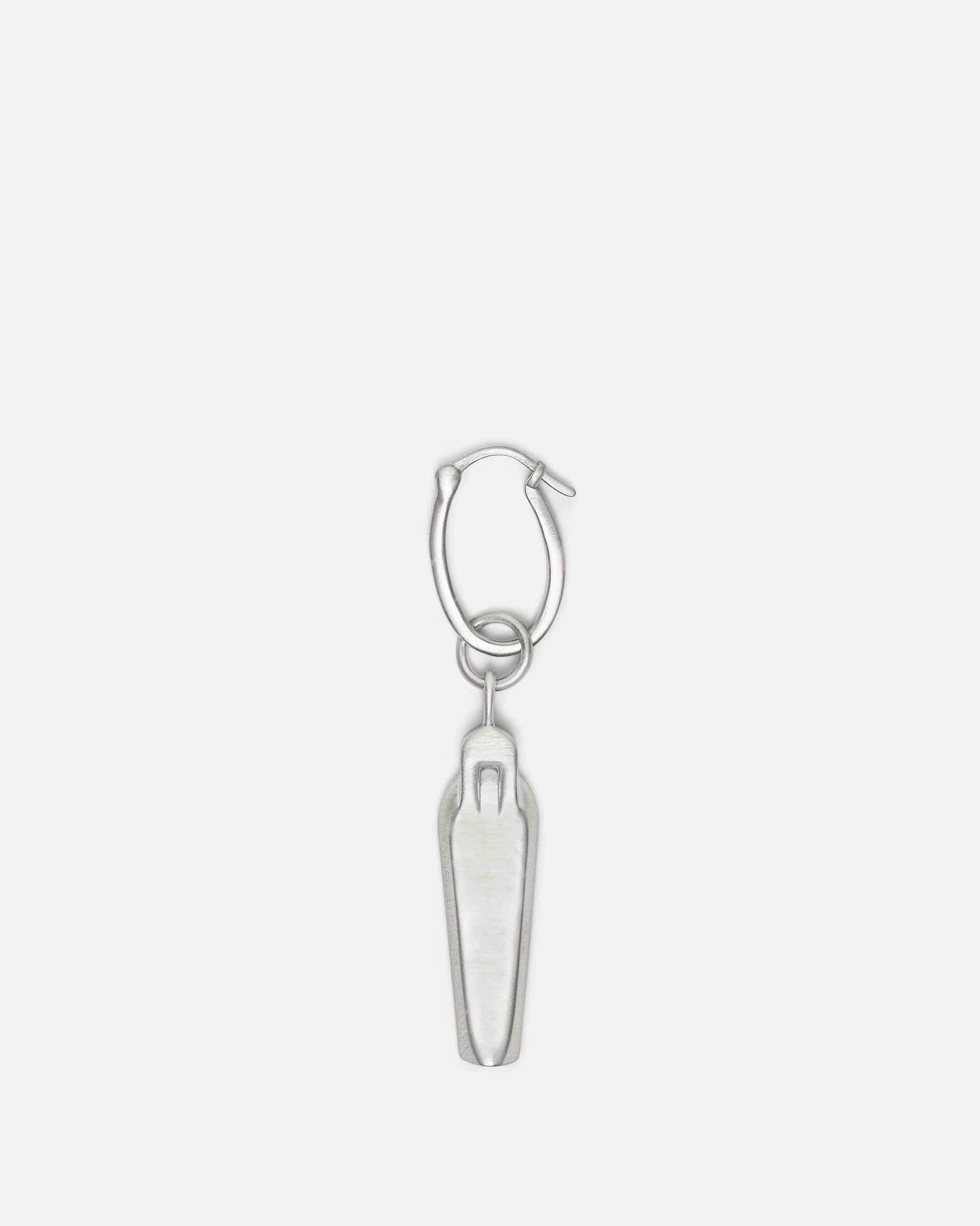 SS24 Lido Rick Owens Sarcophagus ピアス Rick Owens Sarcophagus Earring - Silver | Garmentory