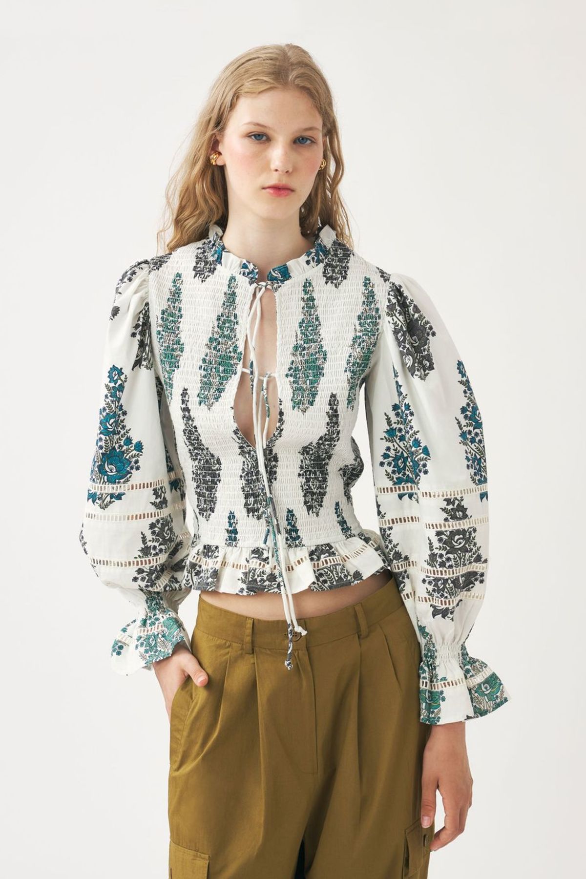Antik Batik Muguet Smocked Blouse | Garmentory