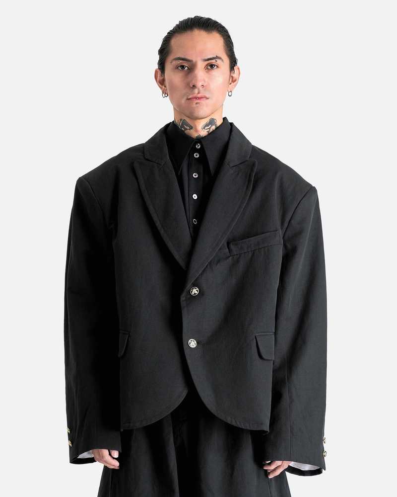Willy Chavarria Box Cutter Jacket - Black | Garmentory