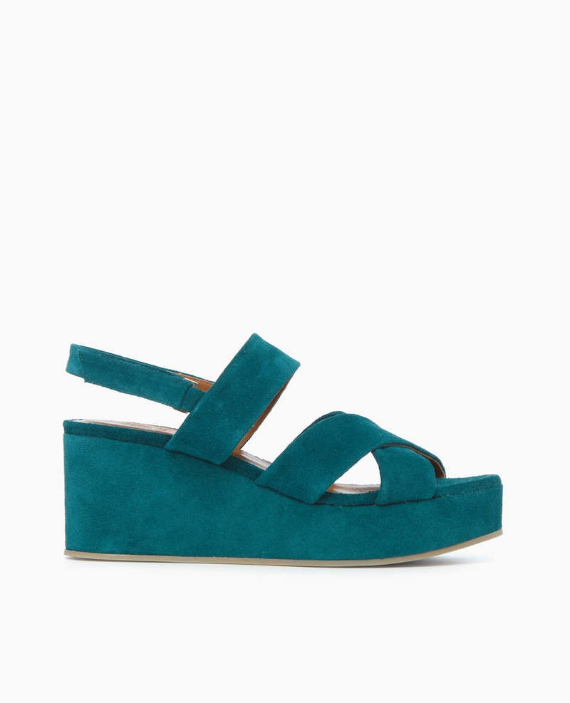Coclico Lacine Wedge - Azure Coclico Lacine Wedge - Azure