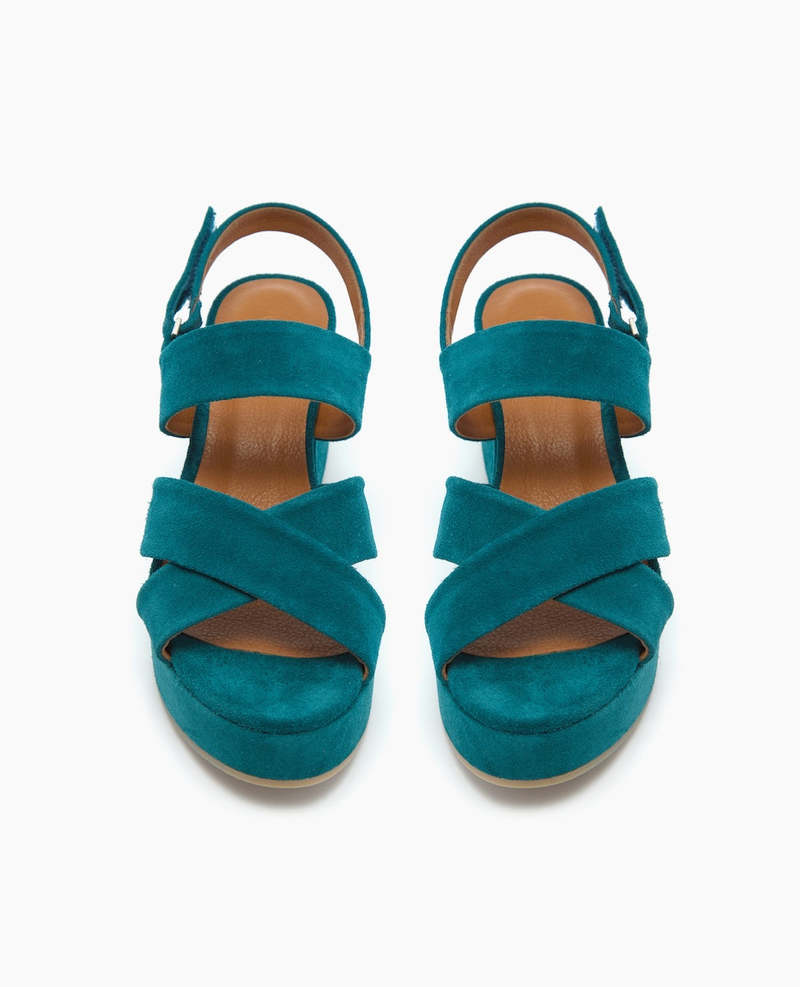 Coclico Lacine Wedge - Azure Coclico Lacine Wedge - Azure