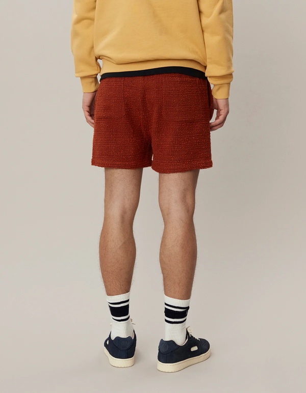 LES DEUX Kevin Boucle Shorts - Terracotta