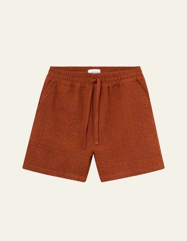LES DEUX Kevin Boucle Shorts - Terracotta